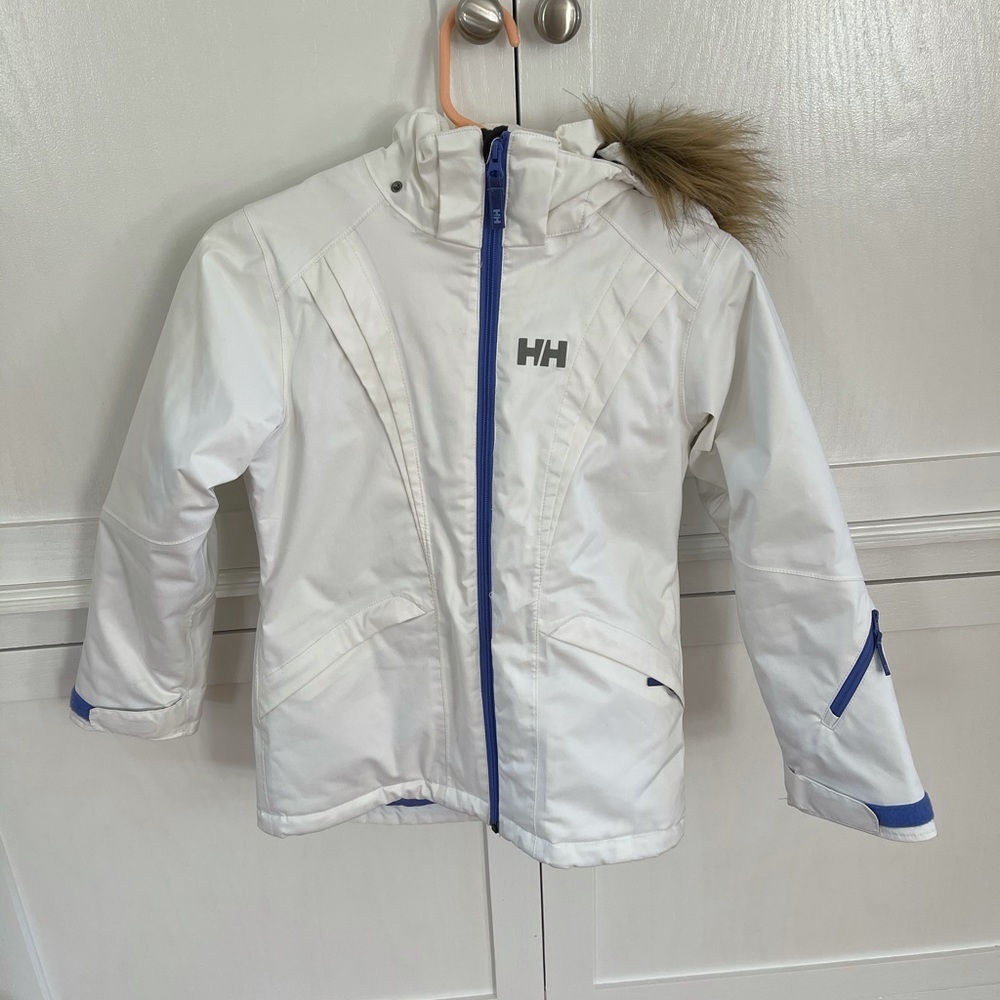 hardly worn Helly Hansen ski coat